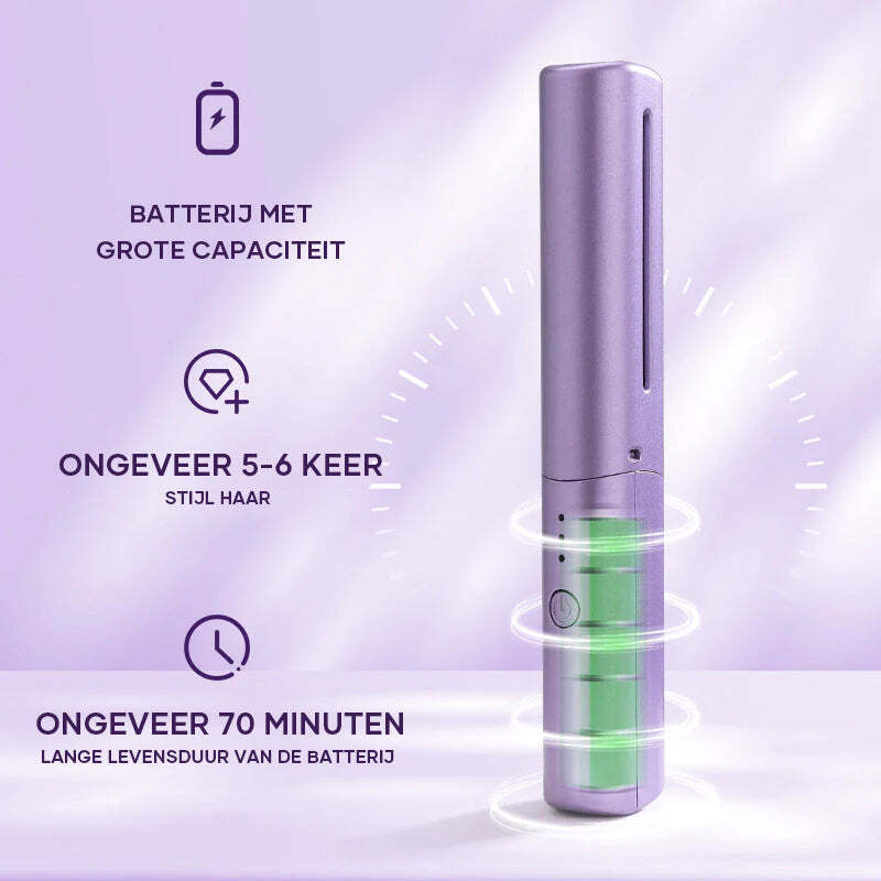 Quick and easy hair styling on the go in just a few minutes.